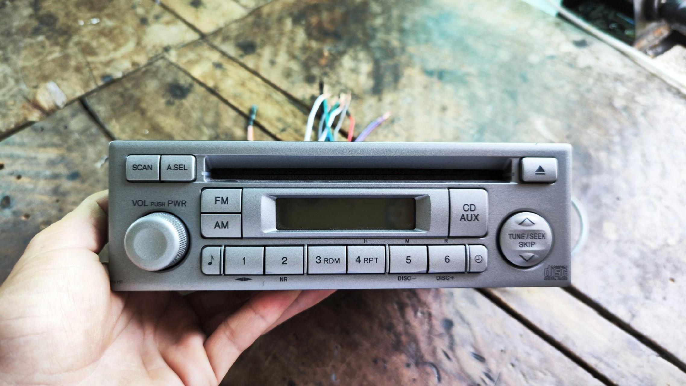 飞度二代1.3 cd改aux输入无损改音质靓汽车知识