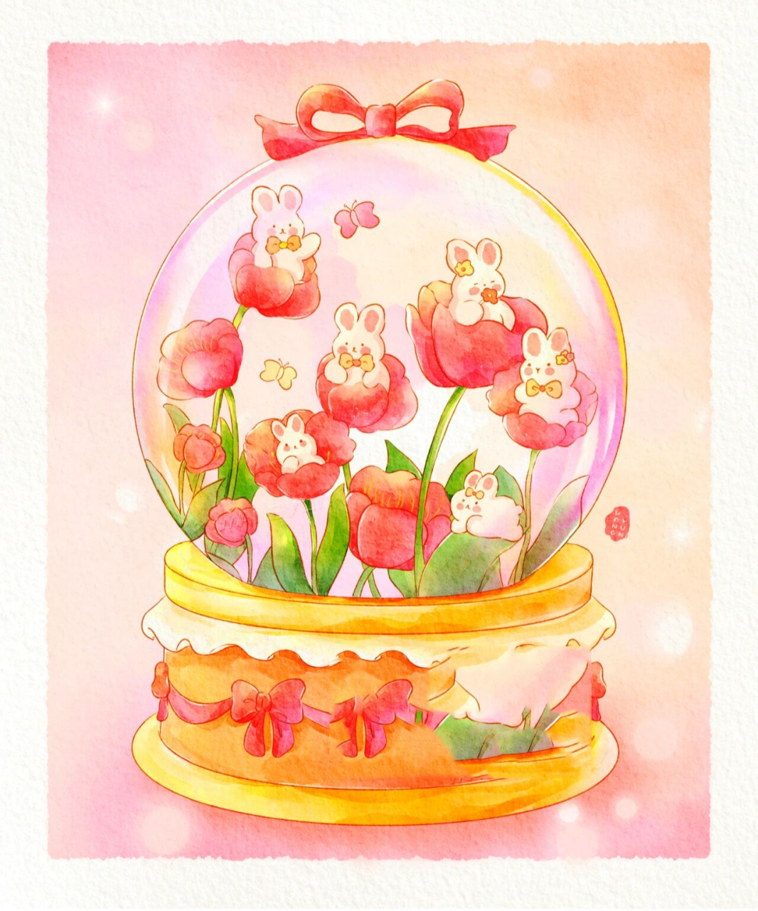 水晶球绘画合集 67兔兔水晶球第一站 欢聚游乐场 67第二站   躺