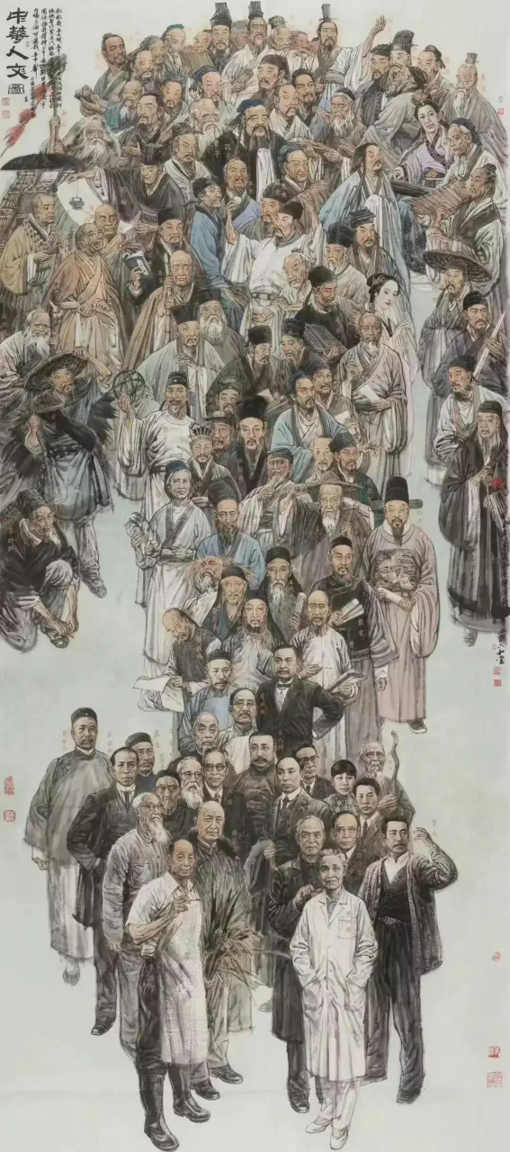 【中华人文图】近百位中国人文历史上有名的人物,你能认出几位?