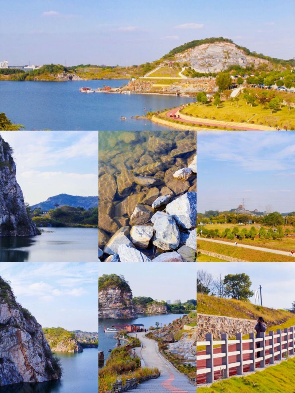 常州周边游·丹阳市七峰湖景区 七峰山翡翠湖,入眼便是一抹湛蓝,犹如