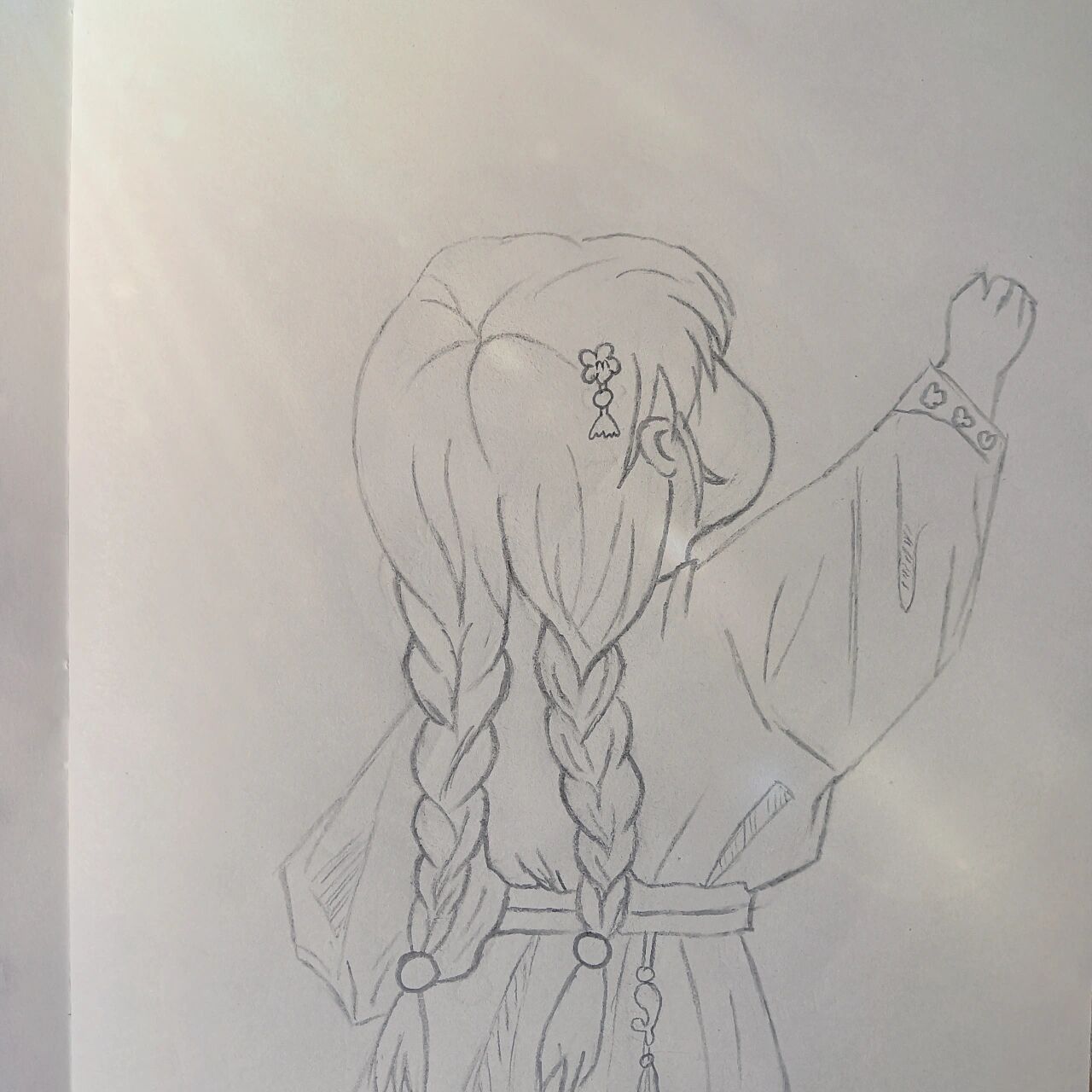 小女孩简笔画 爱自己是终身浪漫的开始