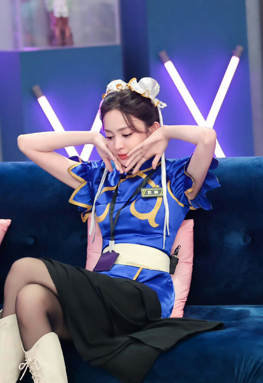 古力娜扎 cos春丽 #古力娜扎##古力娜扎