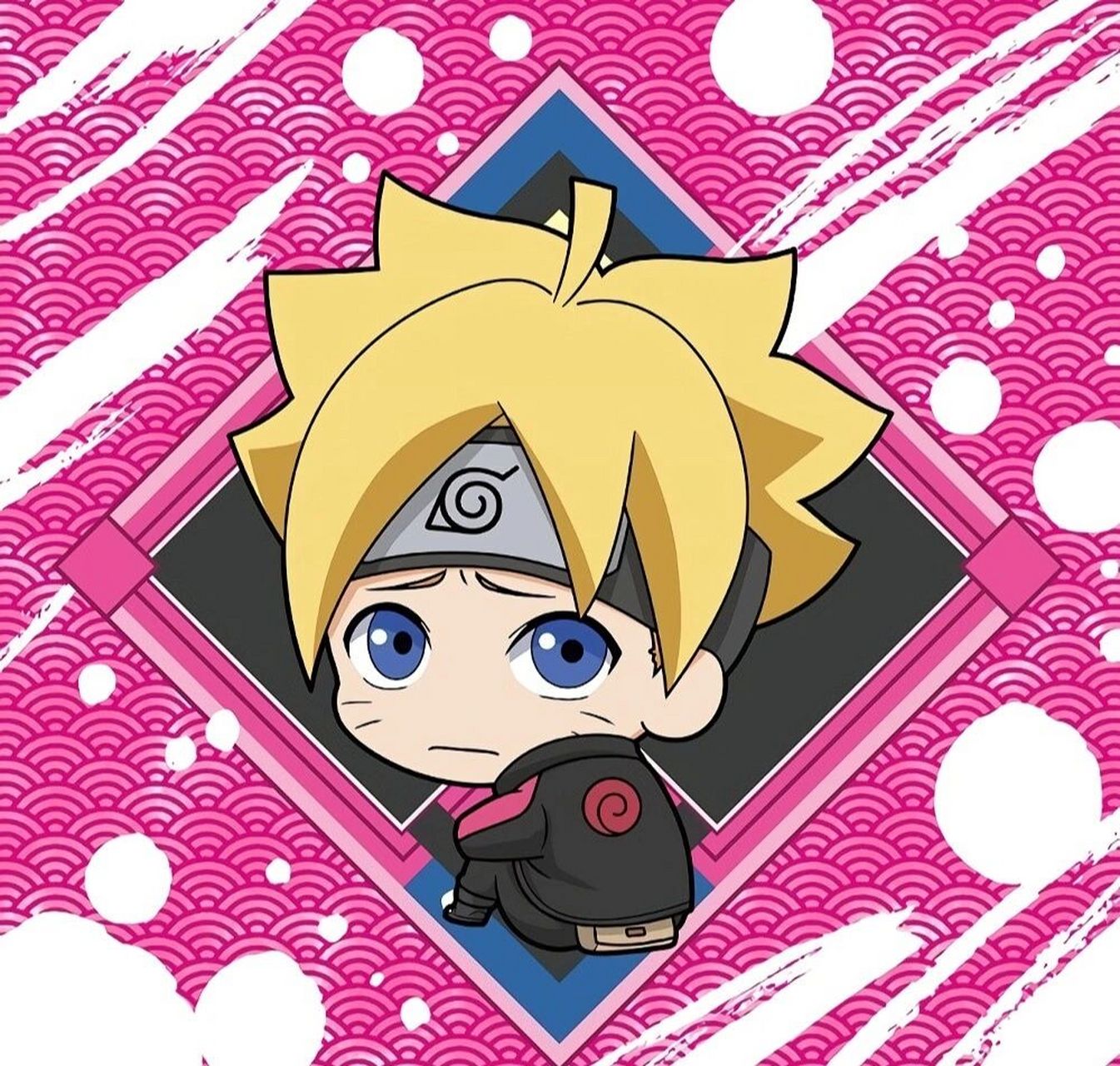 《博人传》六位主角的可爱头像 这套《博人传》出了漩涡博人,漩涡鸣人