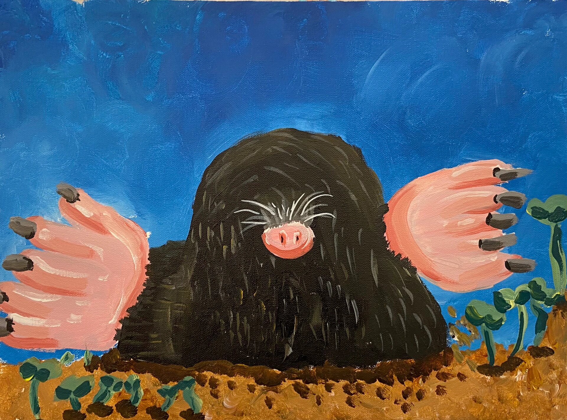 《小鼹鼠》儿童绘画 鼹鼠的故事