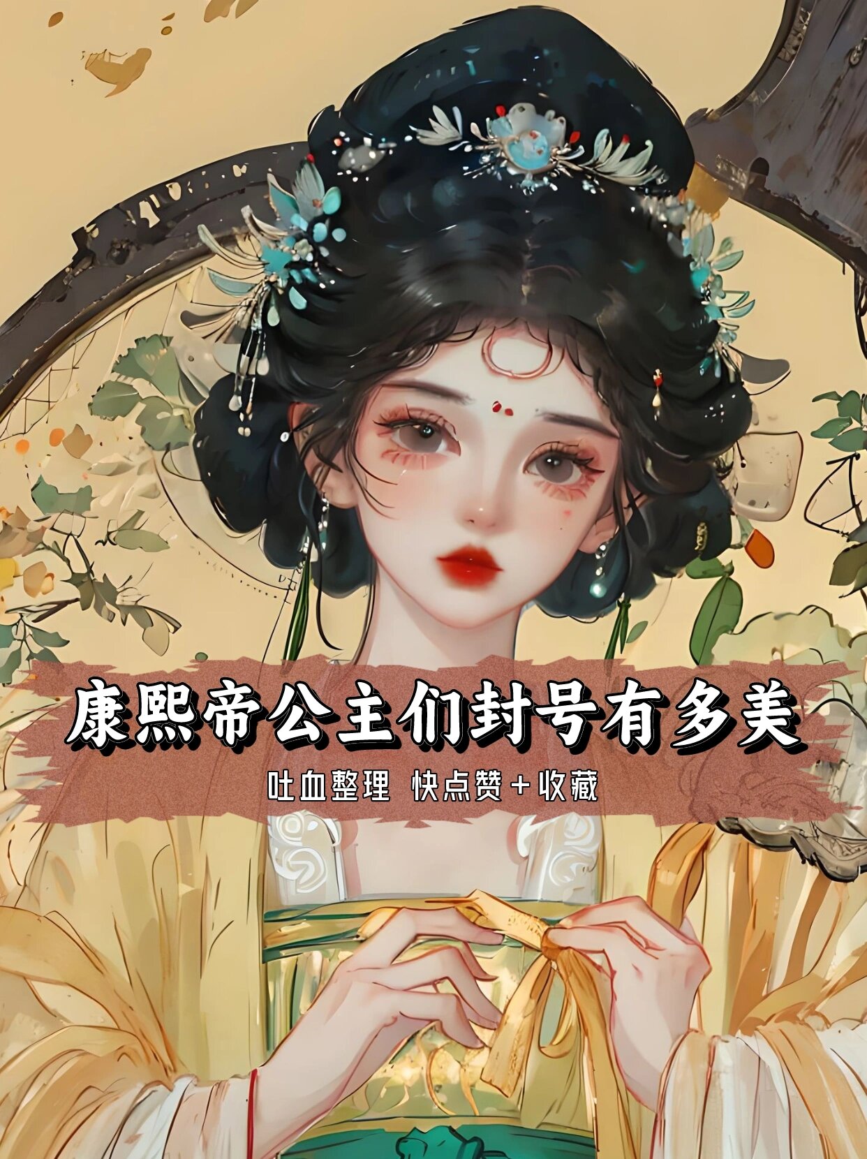 阁下可知|宠女狂魔康熙的公主们封号有多美