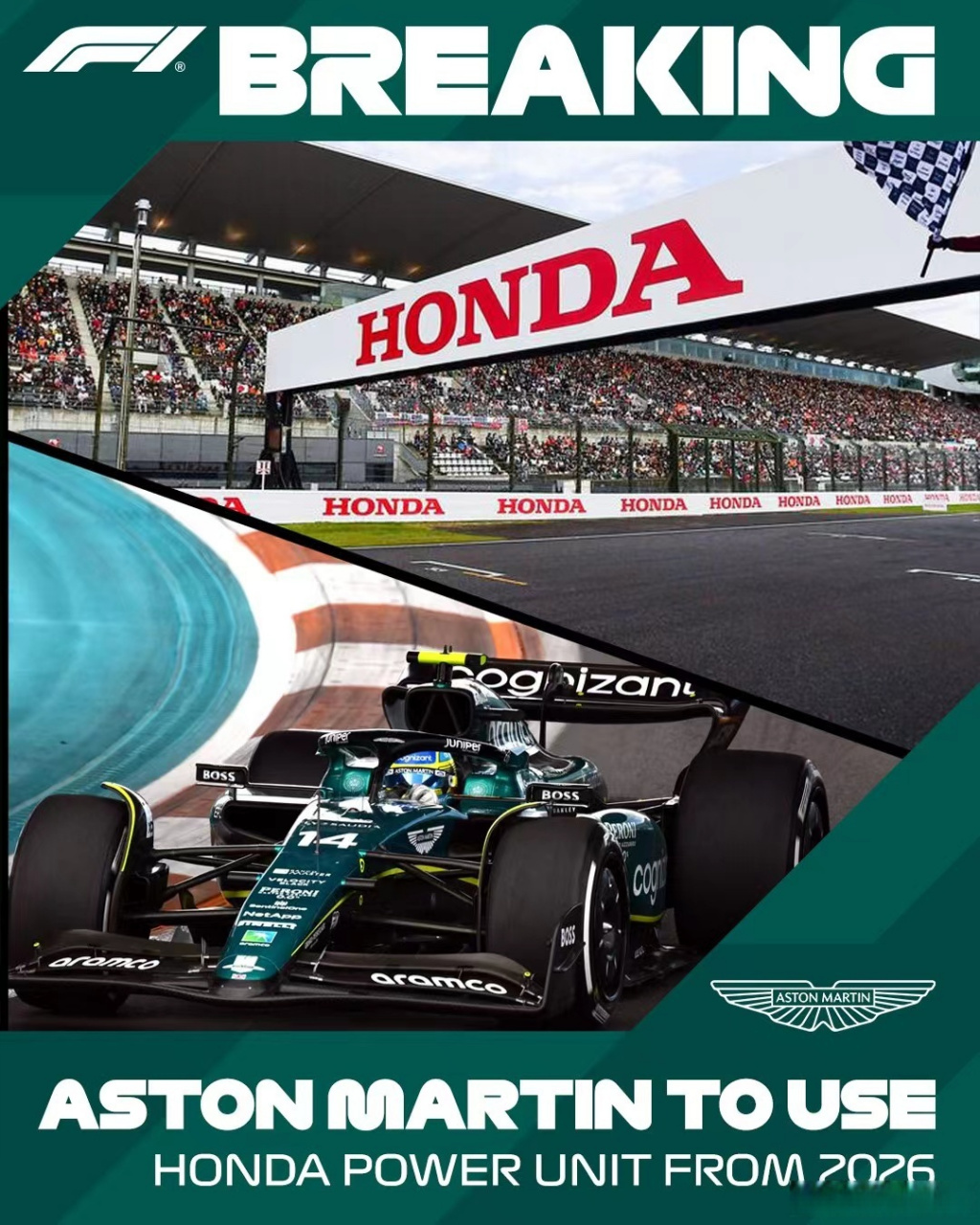 5月24日,本田官宣将于2026赛季重返f1(世界一级方程式锦标赛)本田官宣