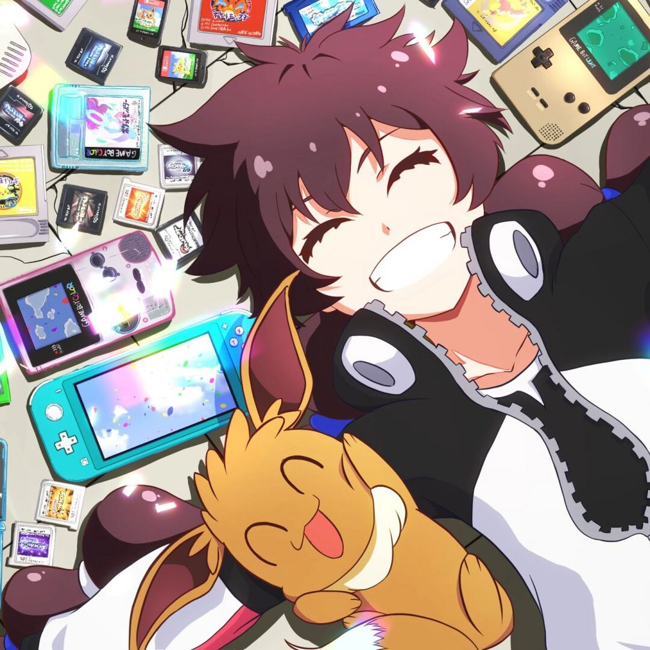 宝可梦|gotcha 找全各世代卡带 掌机 作者葱味噌在2020年创作,只能