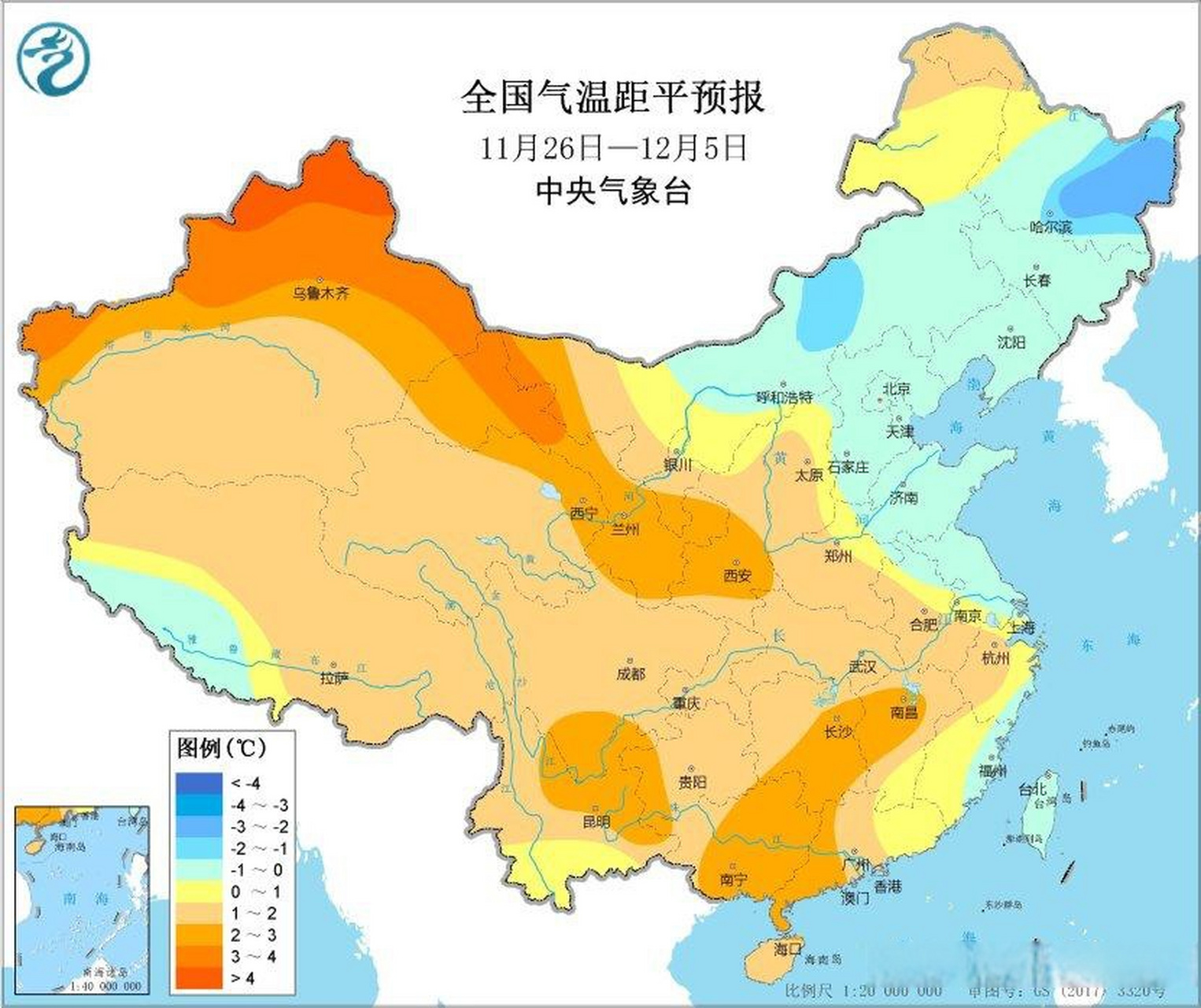 未来十天全国中期天气预报:西南地区雨水增多,东北中南部降雪频繁