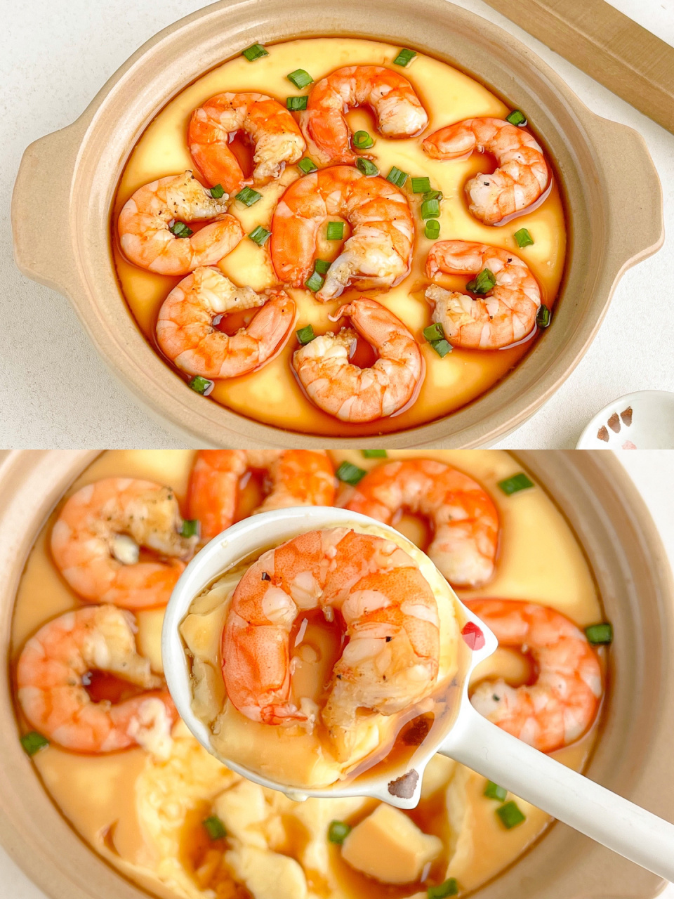 比布丁还嫩滑的虾仁蒸蛋 哈喽!