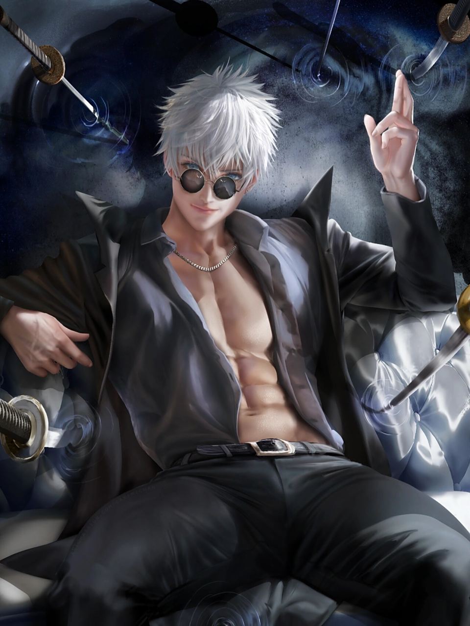 sakimichan☆动漫腹肌