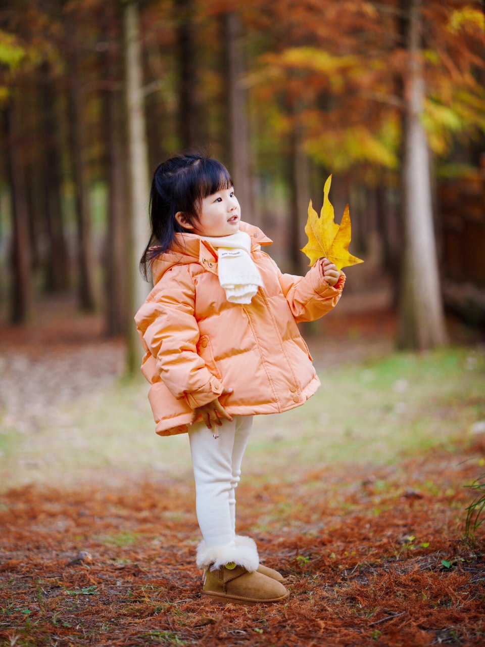 ootd|这个穿羽绒服的小女孩背影好可爱7615 冬日氛围感必须是羽绒