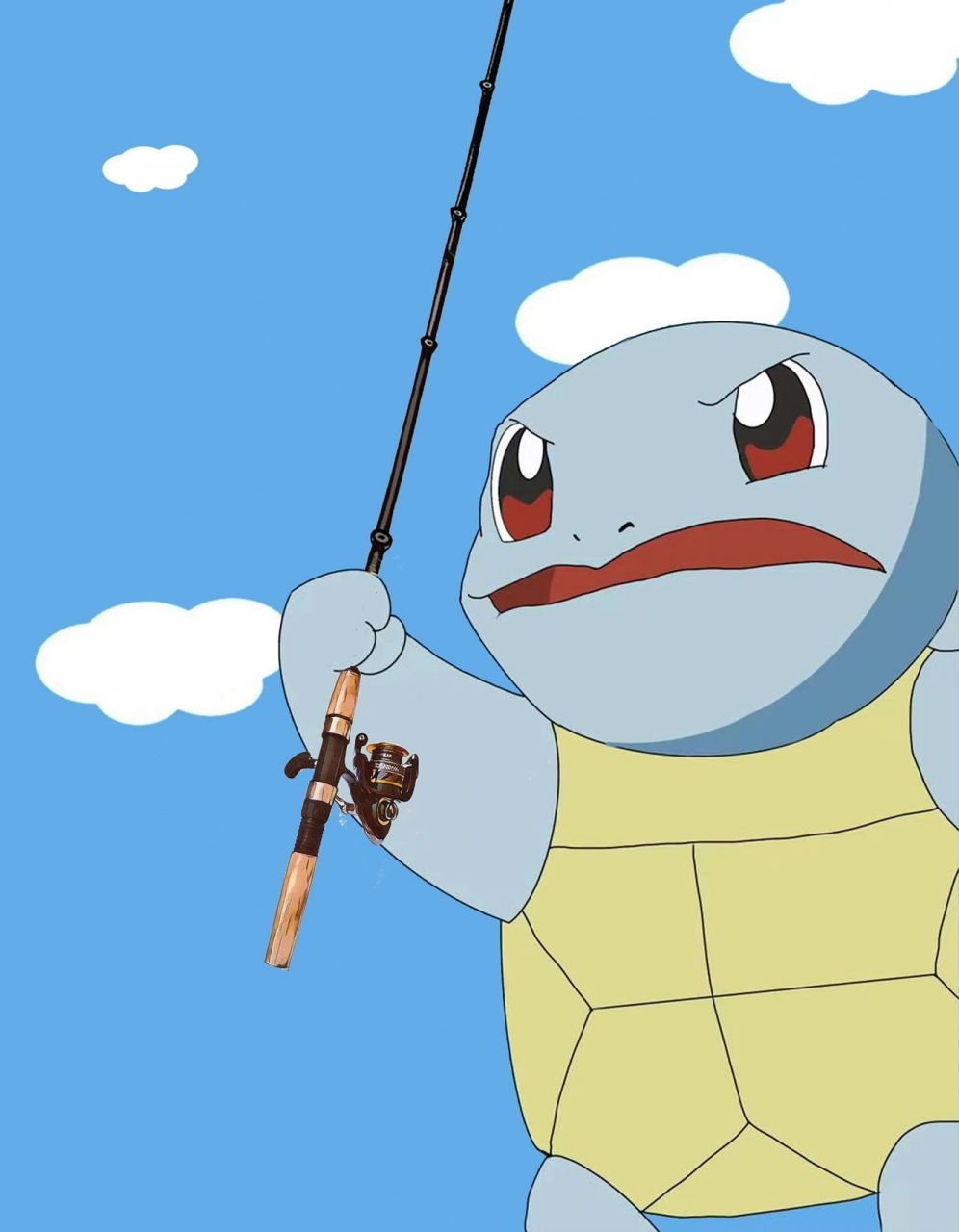 钓鱼人头像之杰尼龟 给各位钓友做了杰尼龟路亚头像,拿了记得给我点赞
