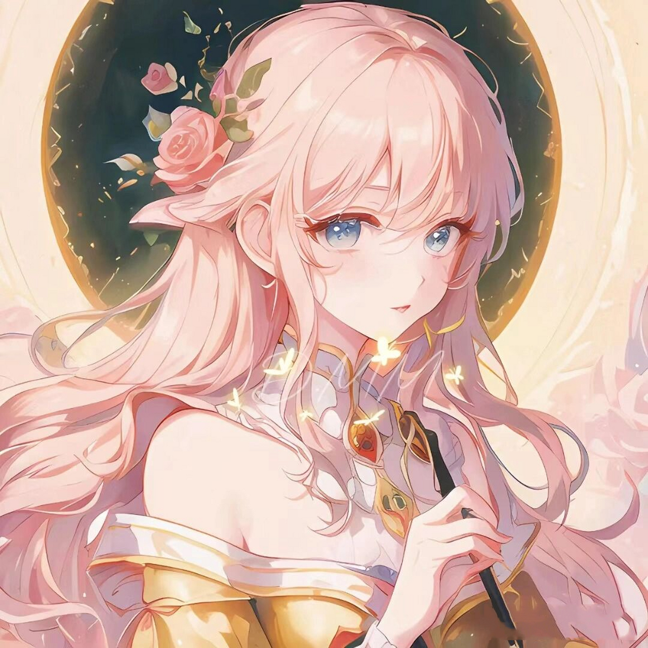 女生头像丨动漫丨粉系丨