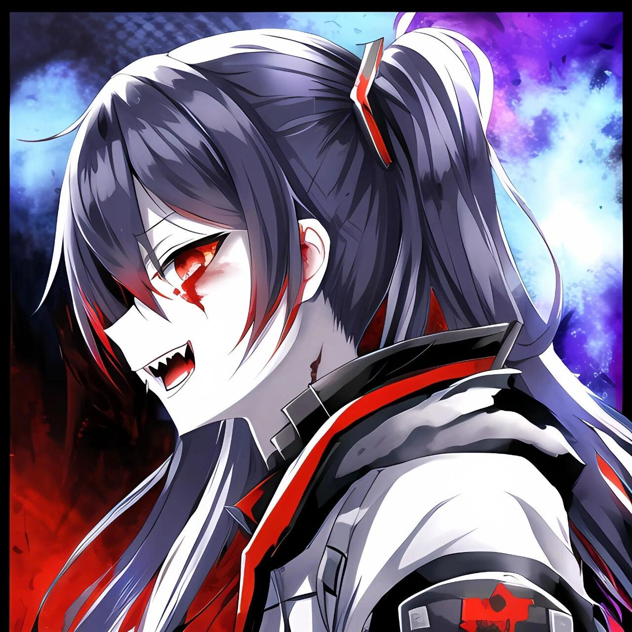 暗黑恶魔风头像 暗黑系,恶魔风,血色,酷酷的头像.关注私信我免费取图