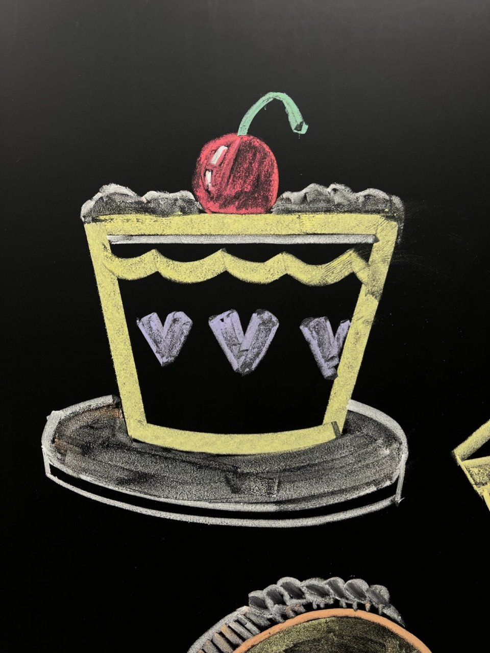 蛋糕系列黑板画
