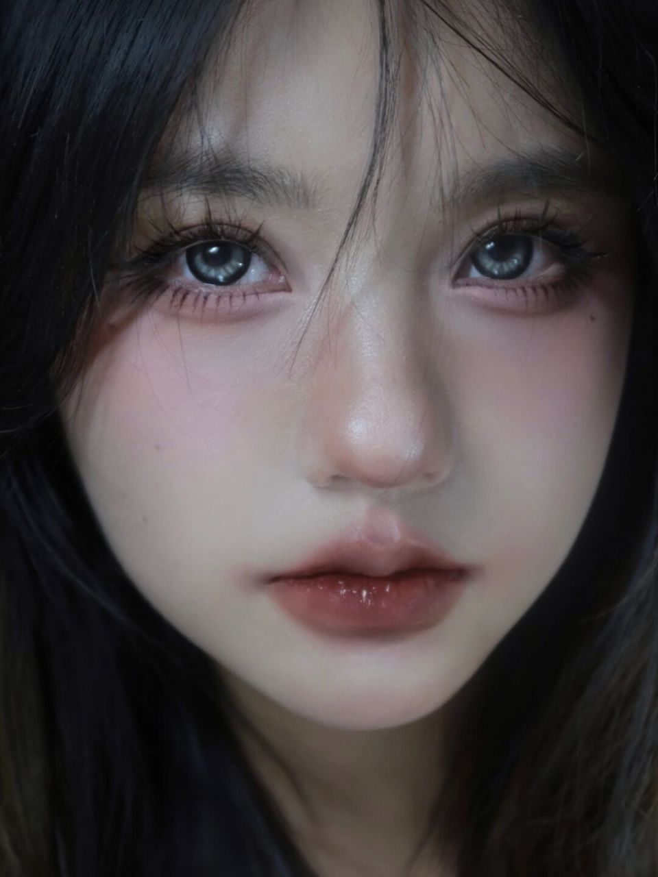 这个妆应该脸越肉越好看 大制作了属于是 #bjd娃娃妆容# #妆容分享