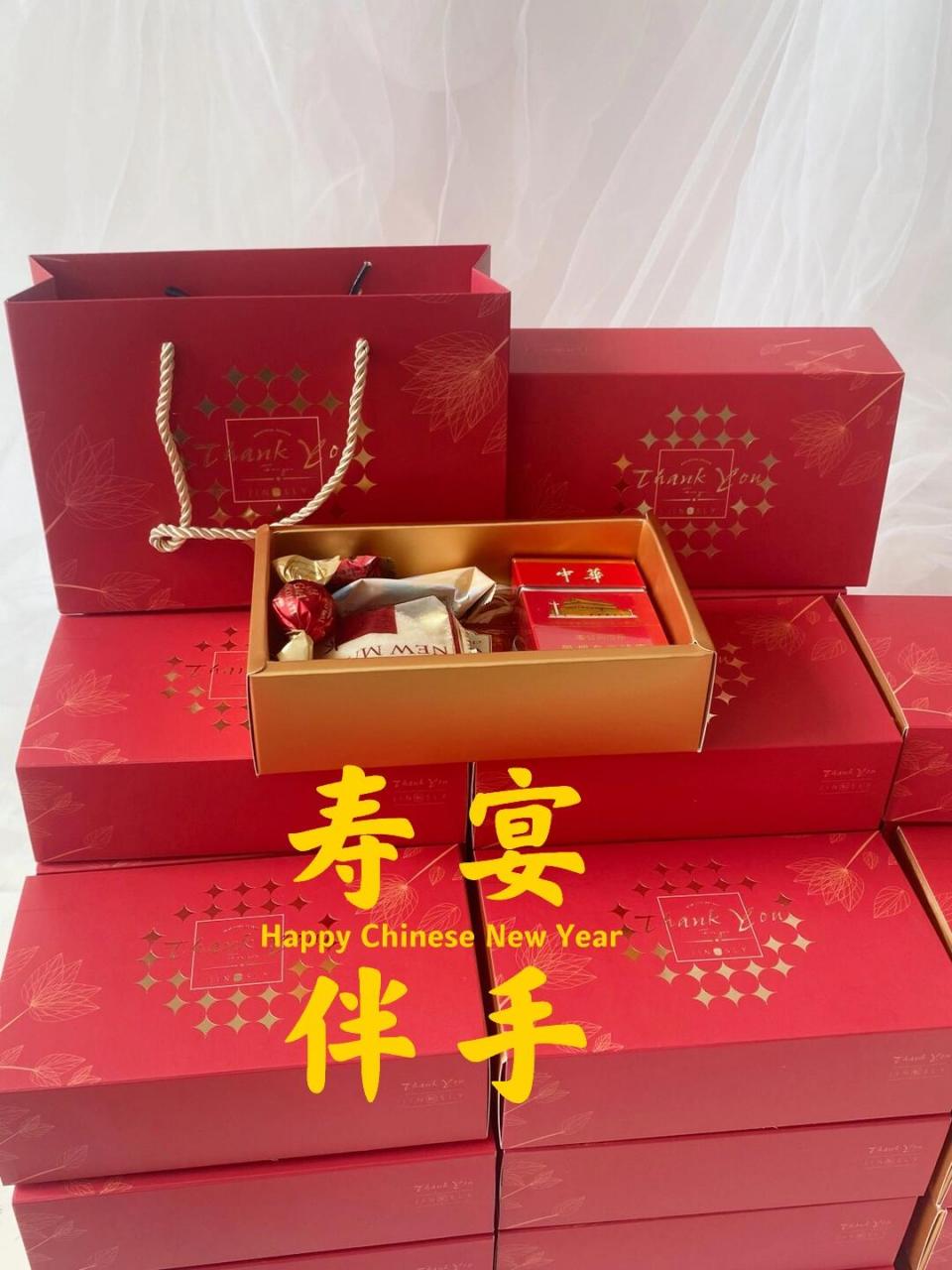 寿宴回礼伴手礼还可以这样准备 家人为百岁老人过寿 准备的回礼伴手礼