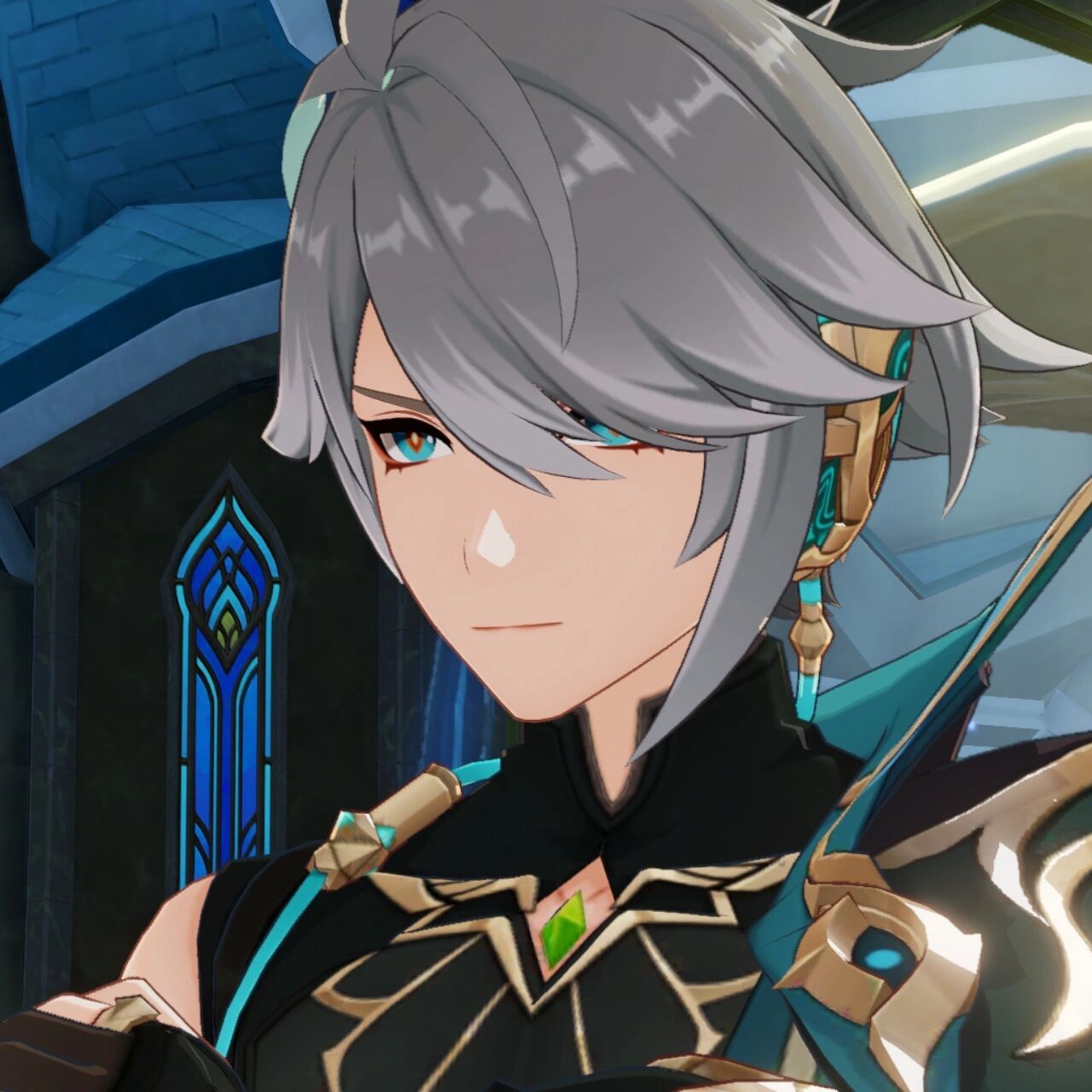 艾尔海森头像一组95海哥好帅 截修了一些传说任务的头像,海哥好帅