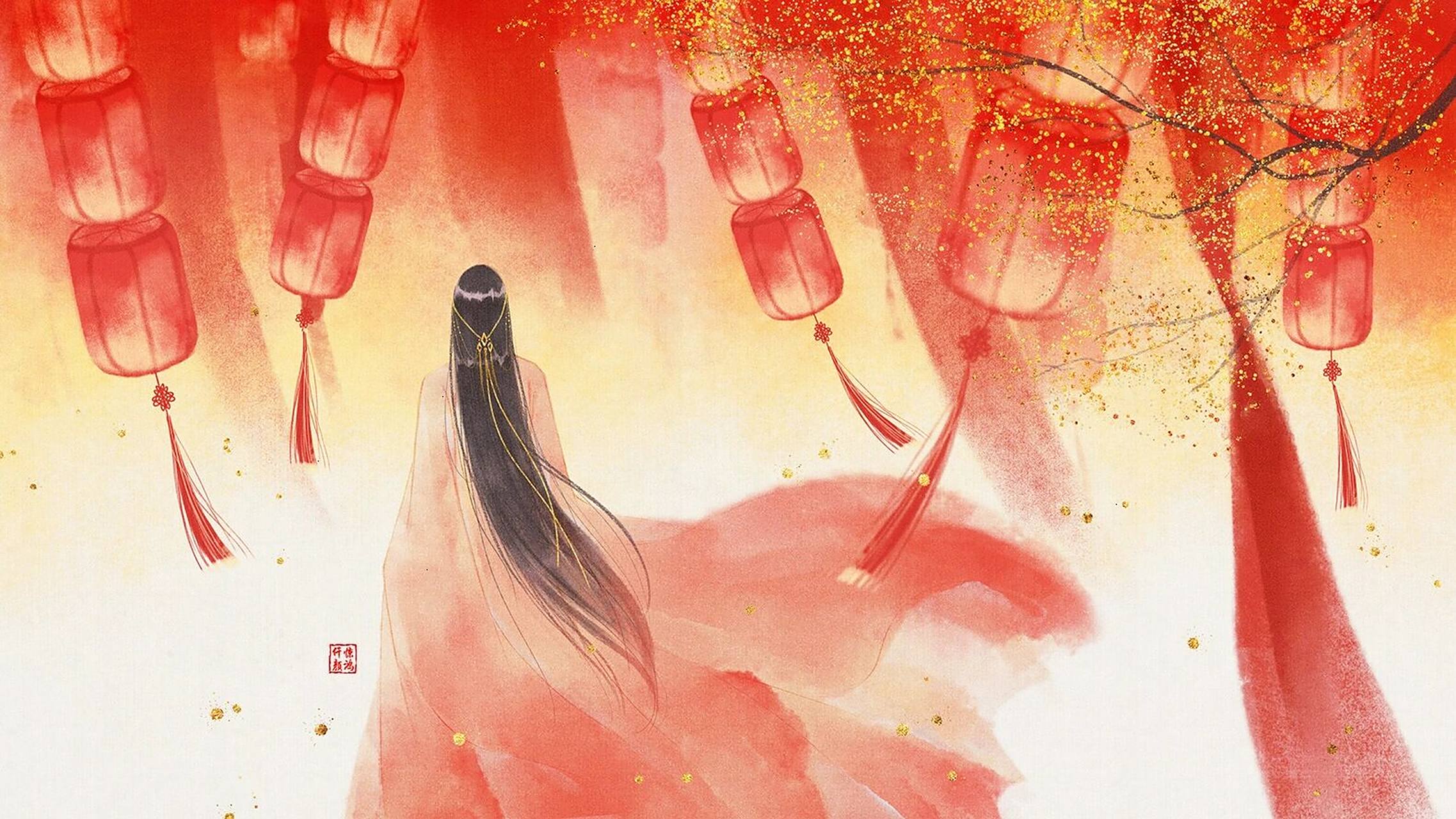 古风人物背影系列 遥望