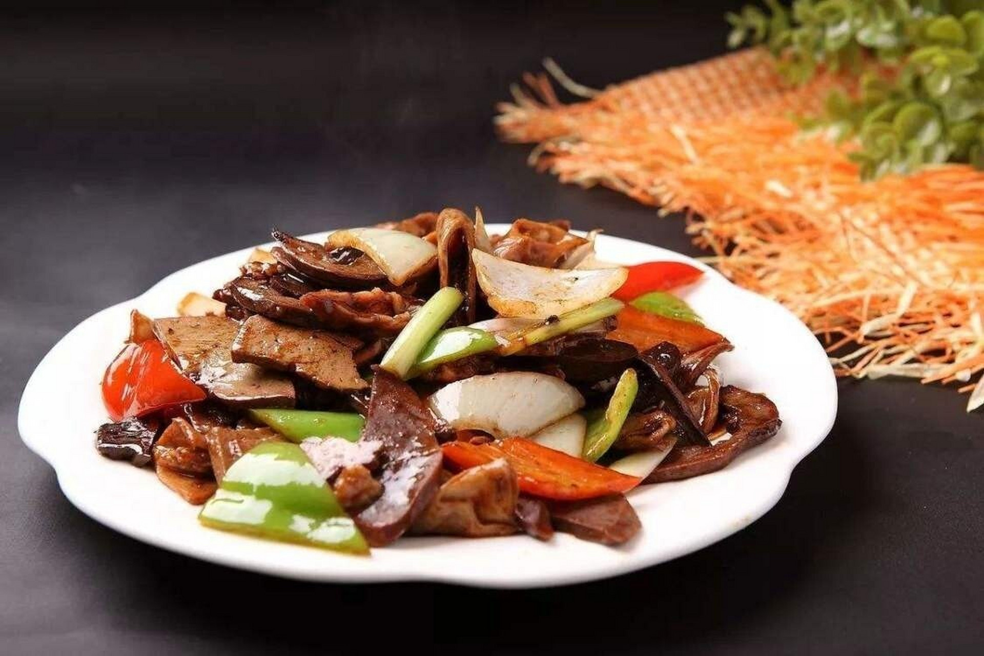 教你营养解馋的爆炒羊肝,保证让你吃1次,再也忘不掉,特香!