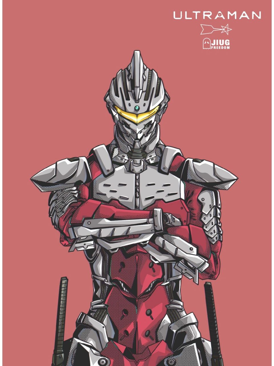 机动奥特曼赛文手机壁纸 七爷太帅了!