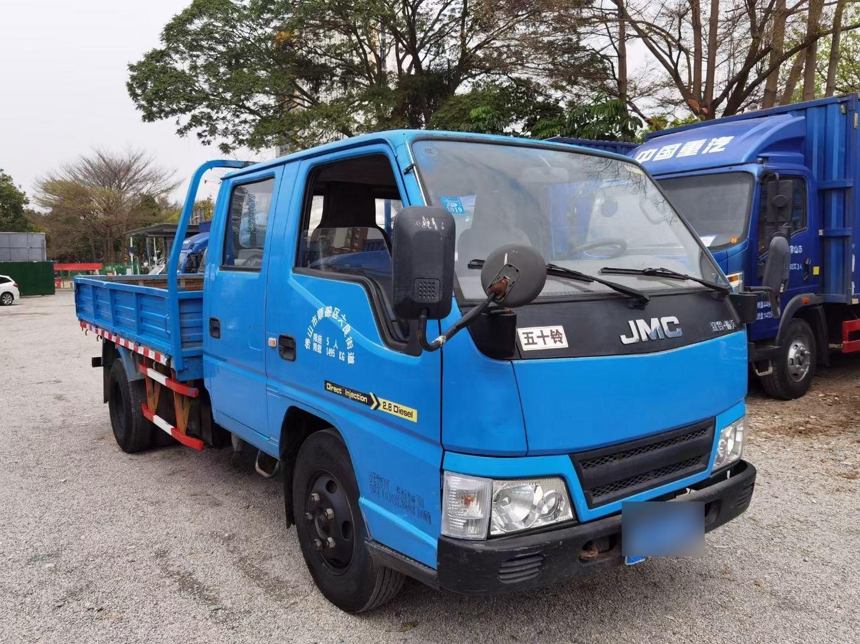 2016年江铃顺达,五十铃发动机,双排座后双轮3米3平板车厢,批发价出售