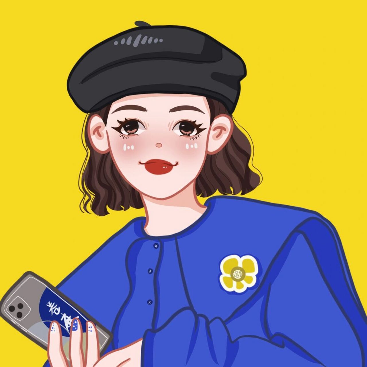 插画 | 头像 | 今天换个风格～卡姿兰大眼睛 这种风格有喜欢的吗71