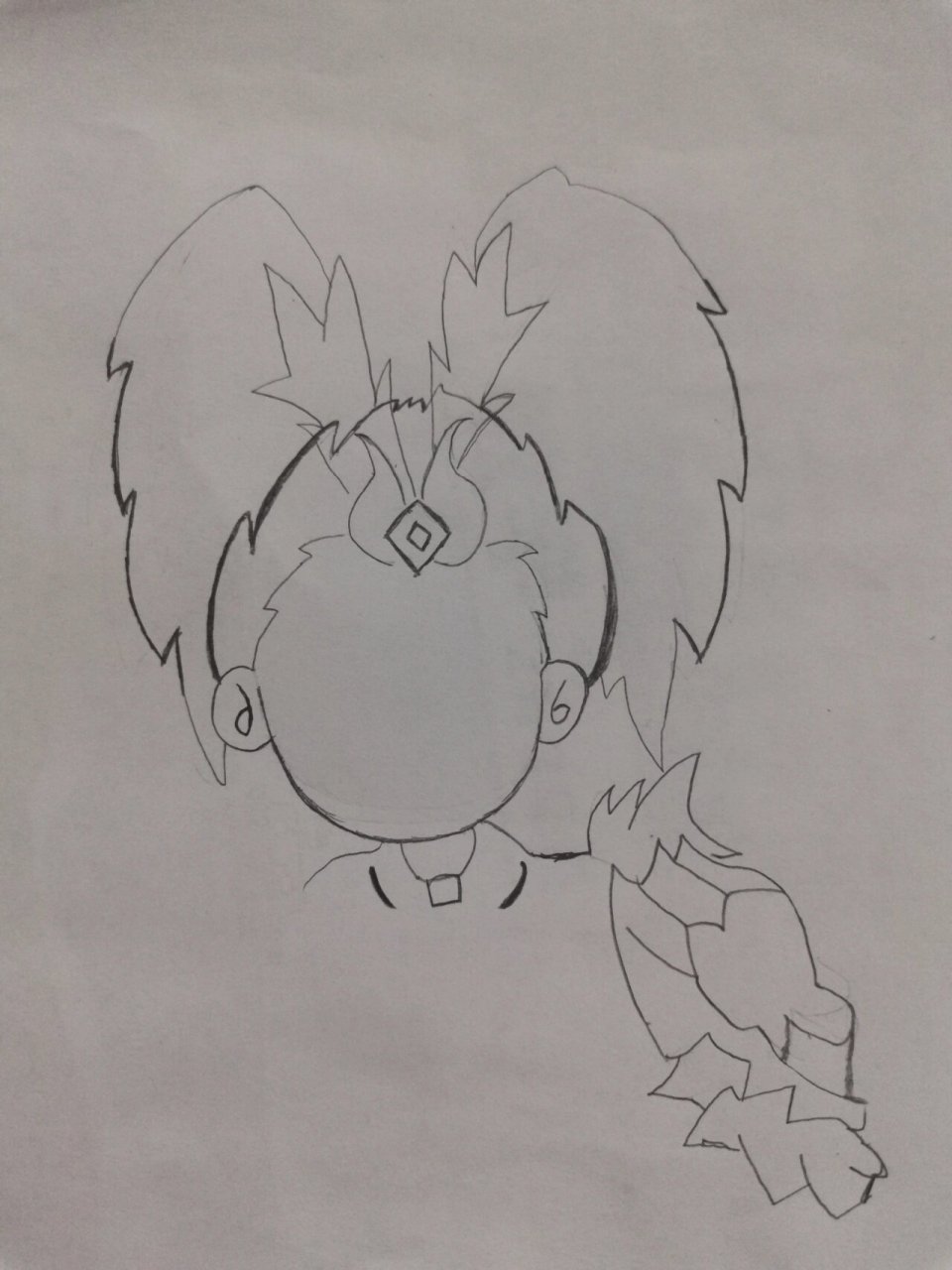 吕布卡通简笔画 闲时来个吕布简笔画