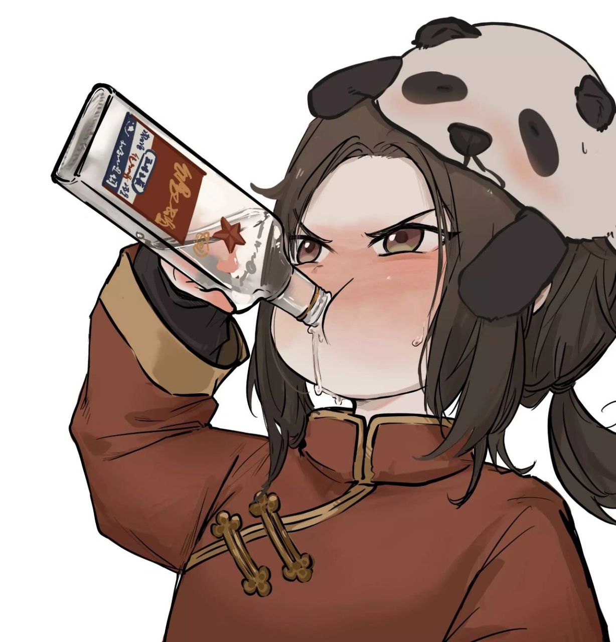 米耀的头像 挂着南哥的国花 发布着小熊软糖的内容 私底下偷偷磕朝耀