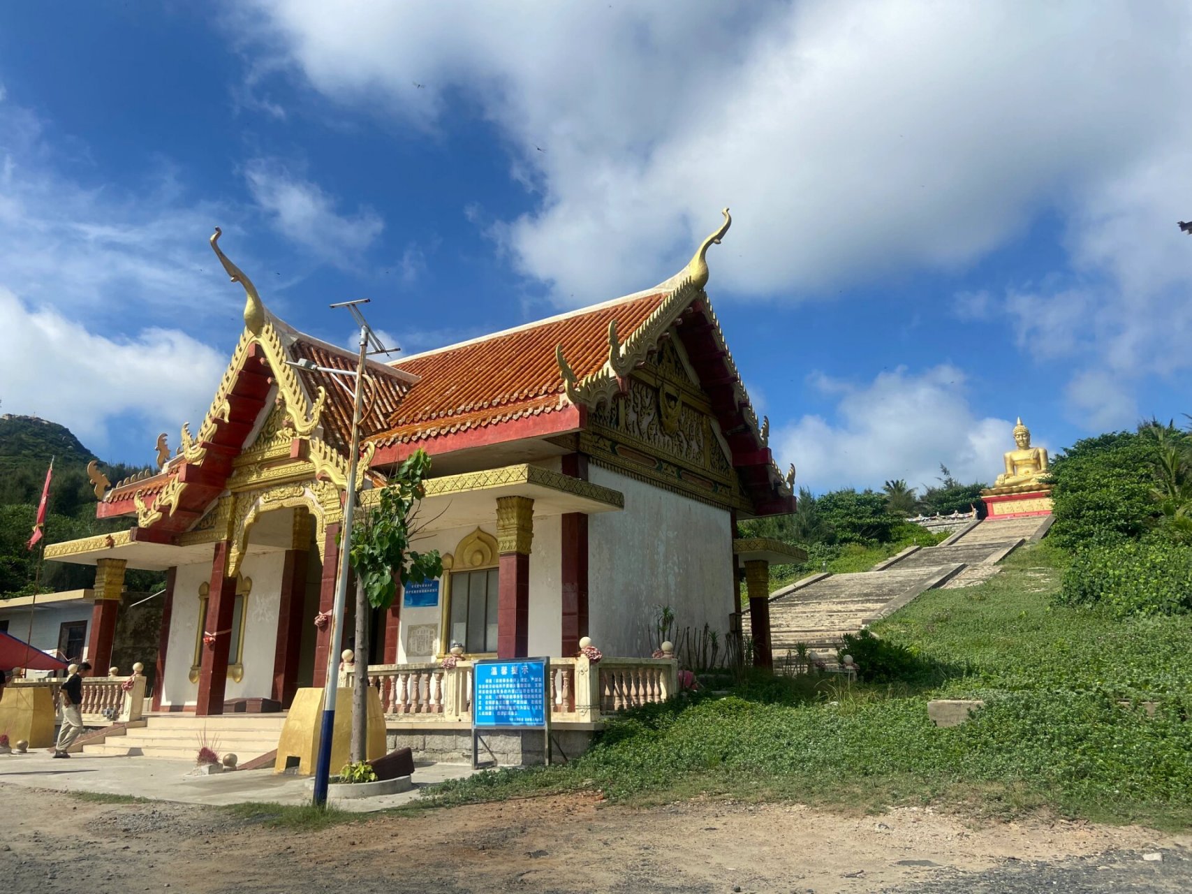 文昌佛光寺|千万别错过寺庙前方那片海滩 佛光寺,一定要走到寺庙下的