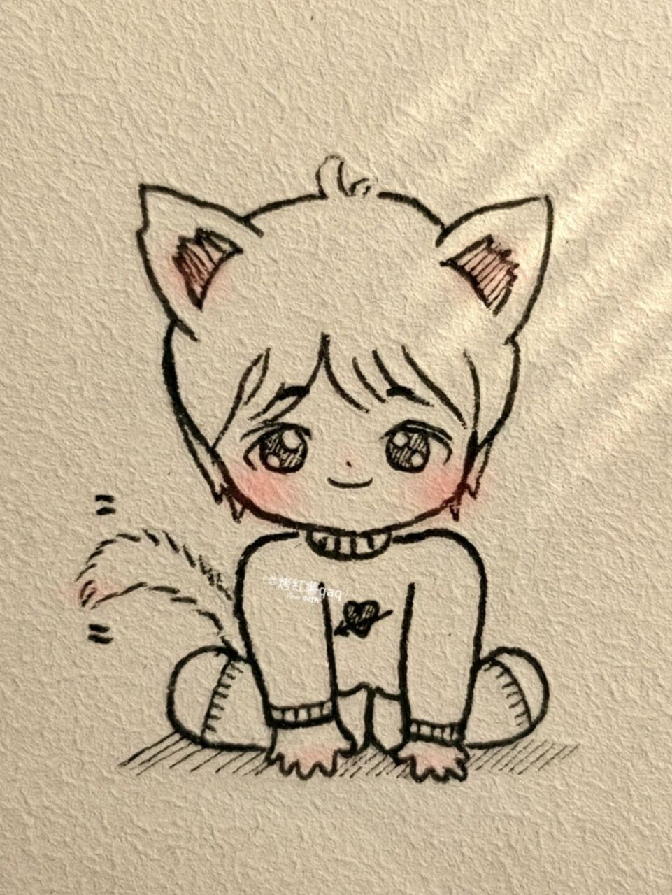 可爱简笔画|星星眼修勾~ 谁能拒绝星星眼巴巴望着你的修勾呢!