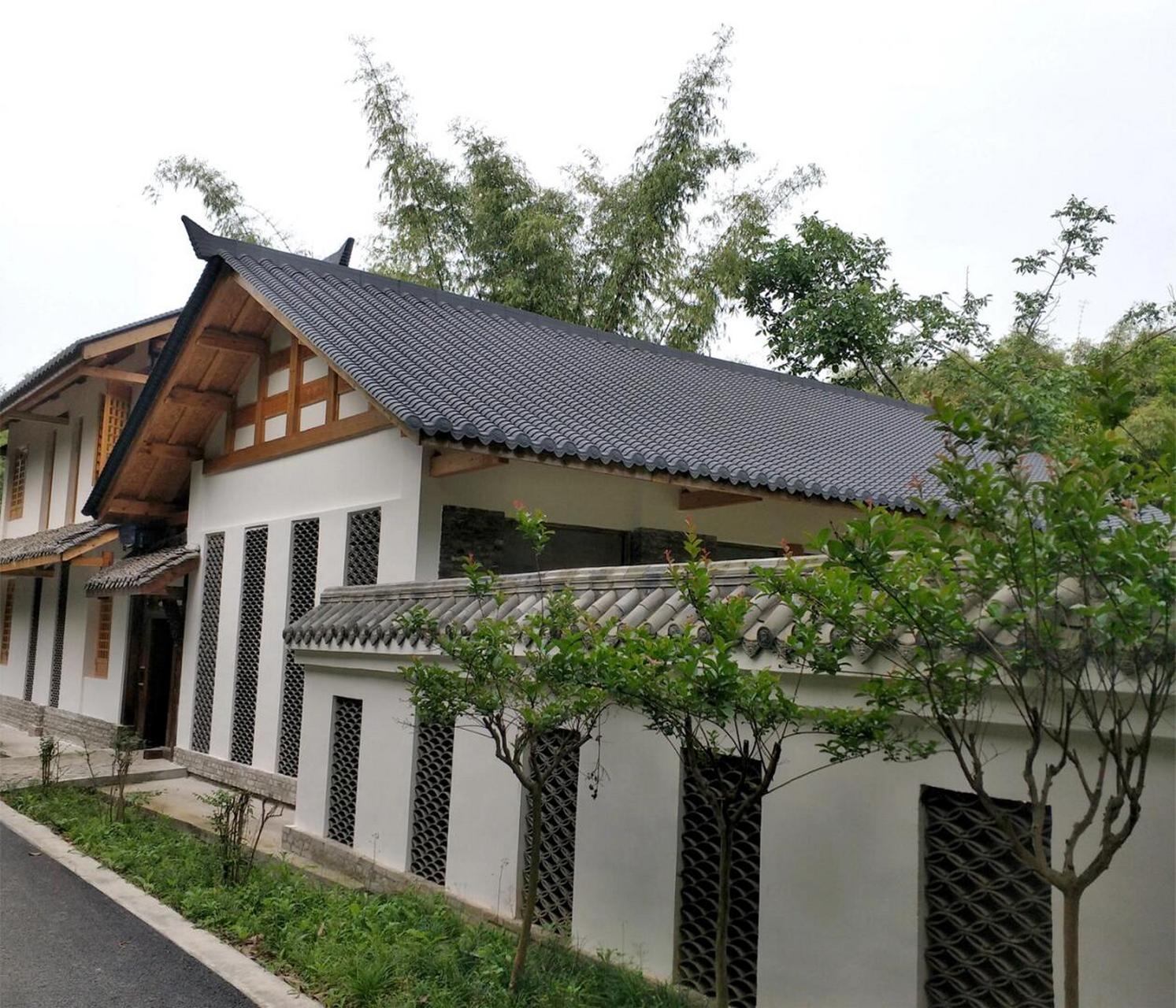 经典瓦型,古朴典雅,清新自然,用多久都不担心过时!适用:中式四合院,民