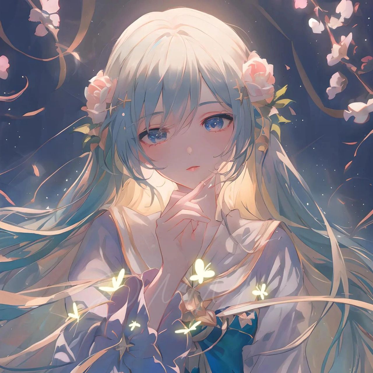 梦沉星河|看起来清冷气质的动漫女头