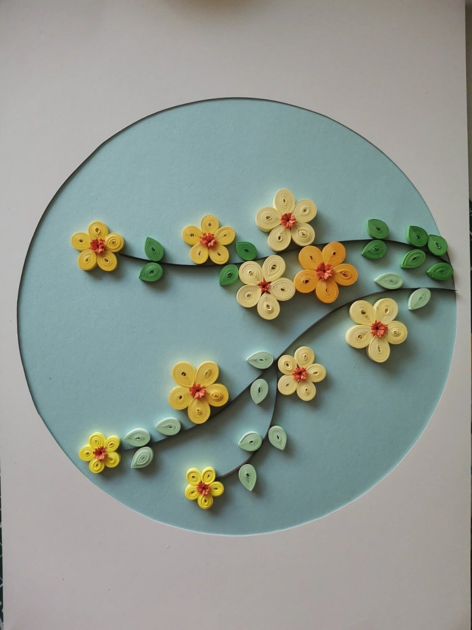 衍纸(自己创作) 花了时间,花了心血的