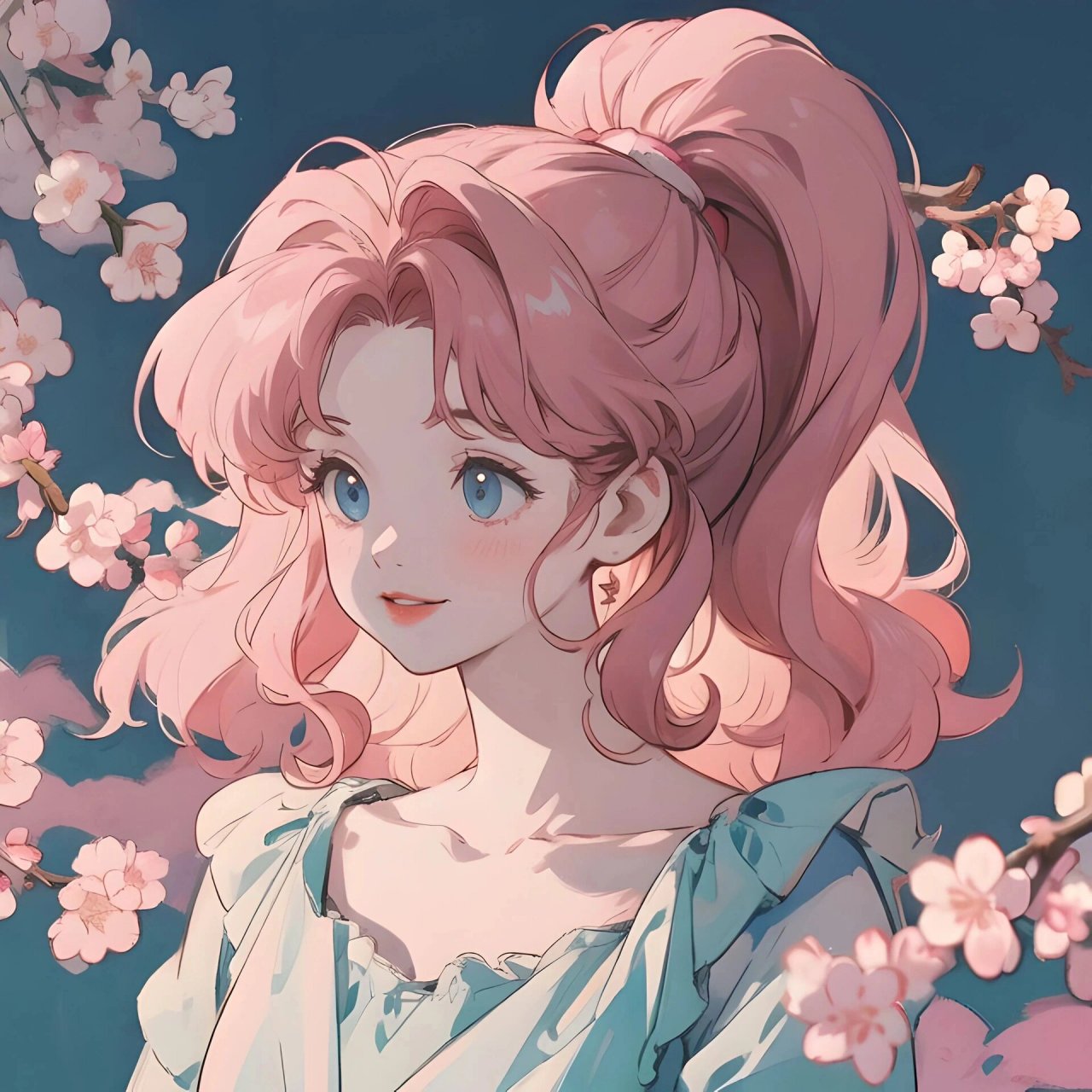 高马尾女孩|头像分享|可爱闺蜜头像 这一组高马尾的也好适合当头像呀