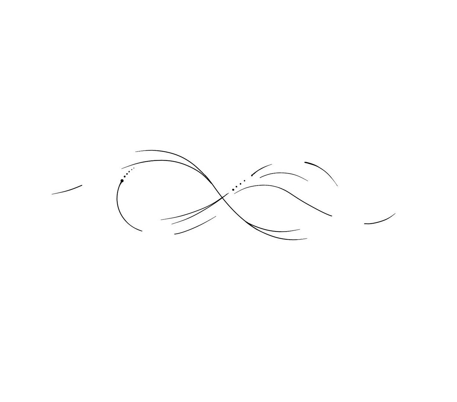 莫比乌斯环|永恒循环的爱91(含线稿) 小清新莫比乌斯环纹身～ . . .