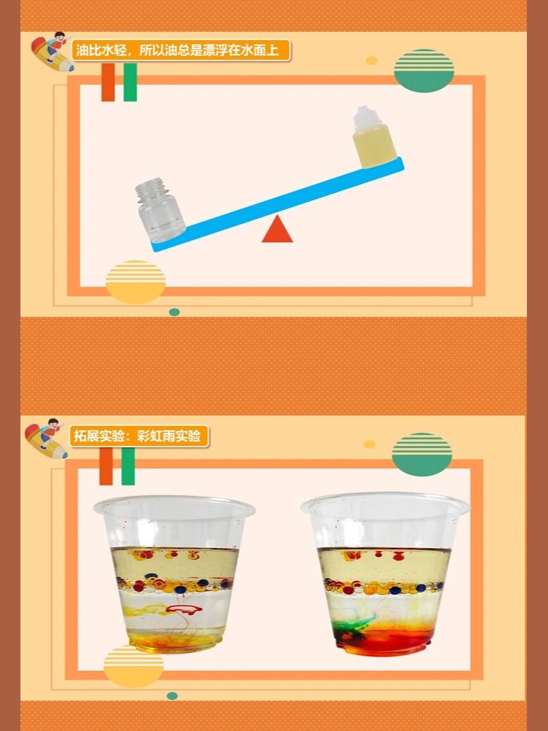 幼师必备优质公开课《水油大作战》水油分离