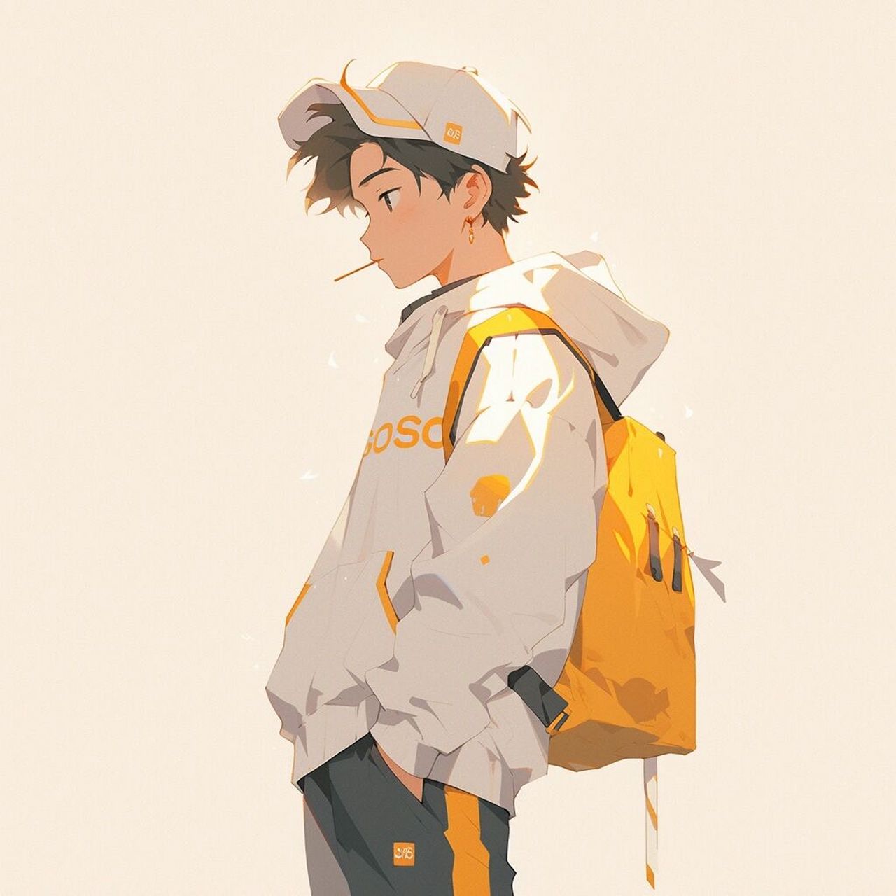 " 充满热情活力的橘黄色系头像,带着阳光一起撞进盛夏吧!