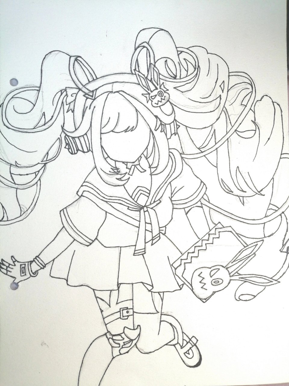 王者荣耀-安琪拉 本命英雄安琪拉  得不到皮肤就画下来