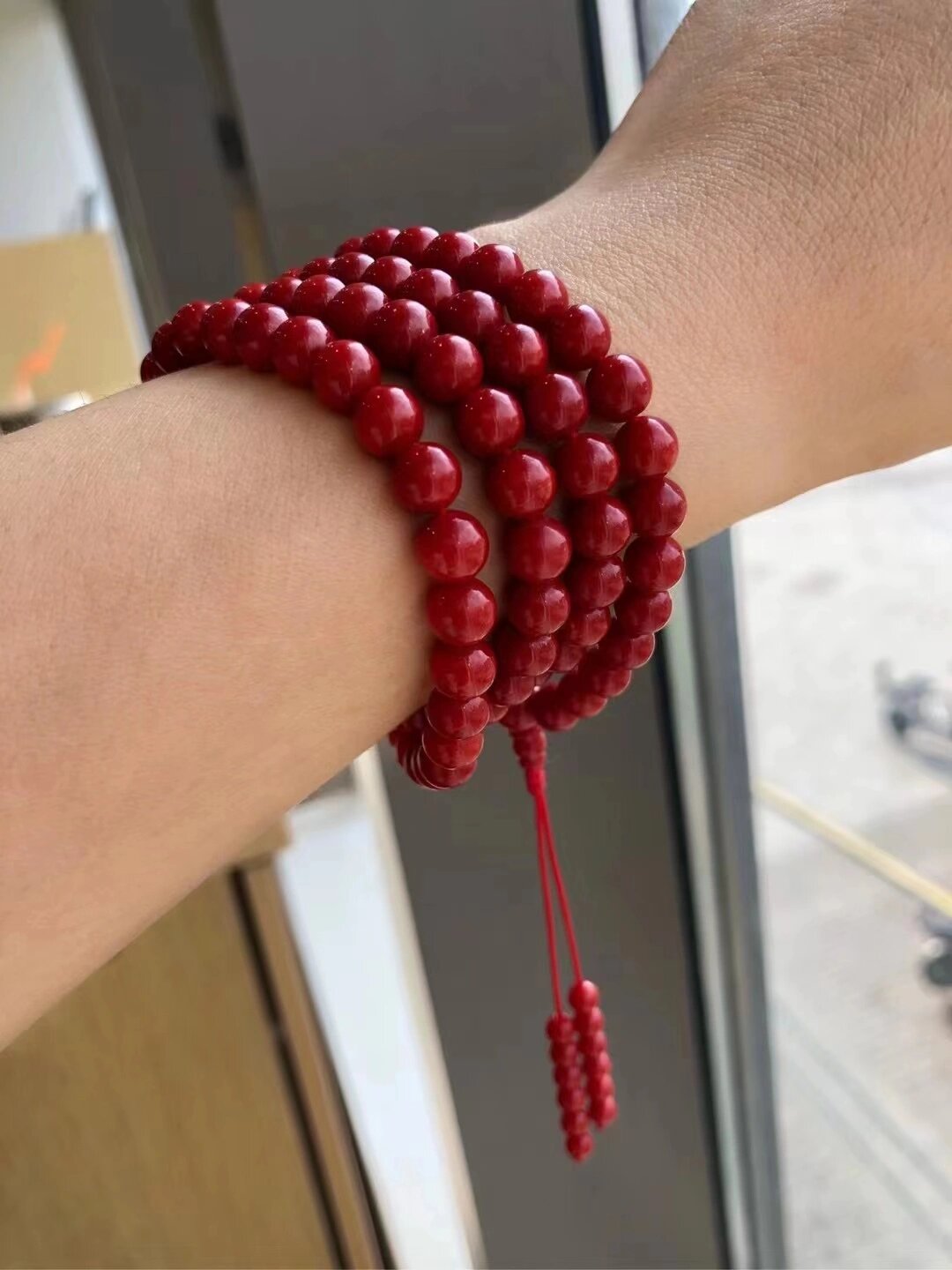 红珊瑚赤血佛珠/手链