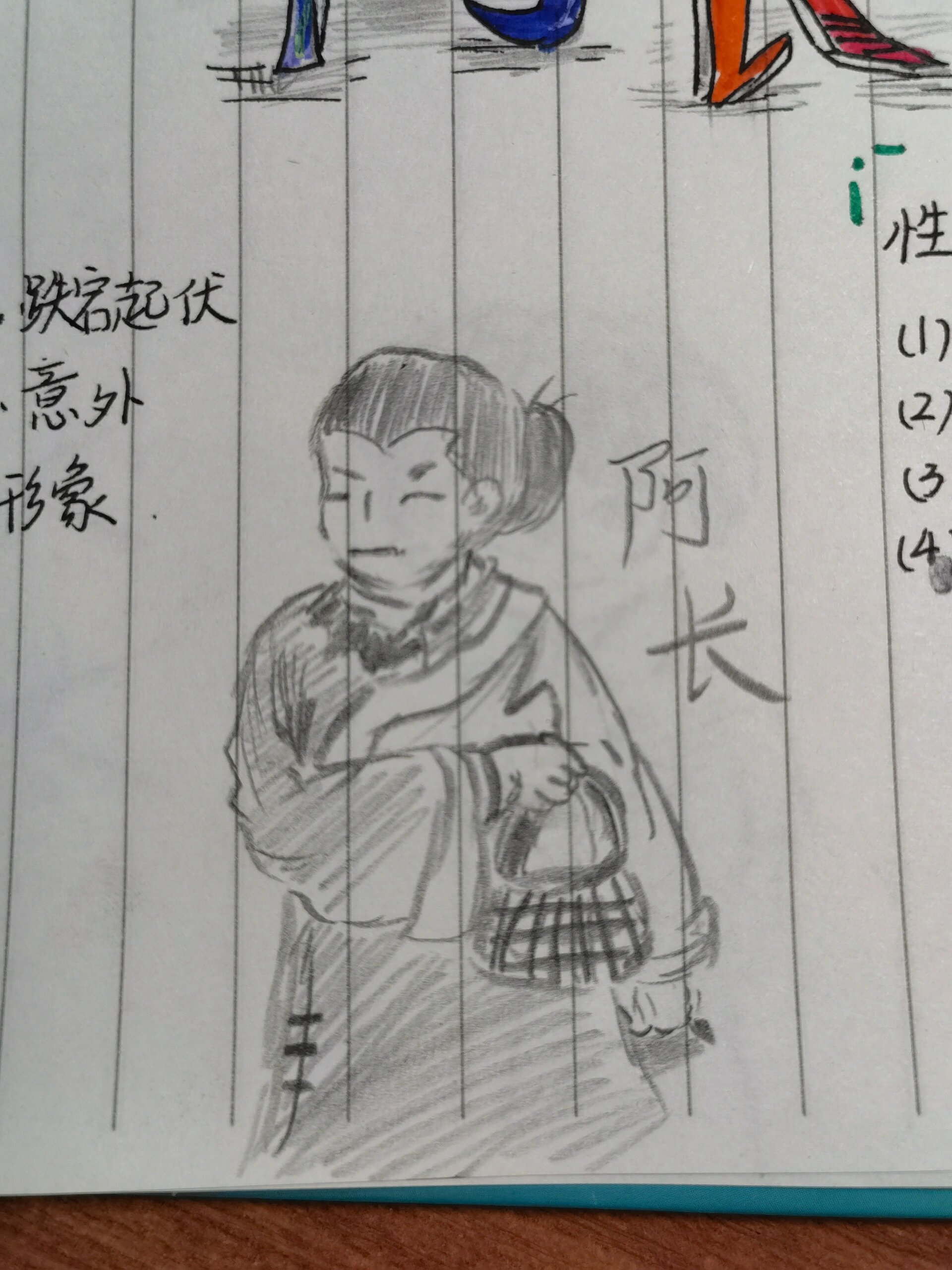 阿长 衍太太    人物思维导图 点个赞呗