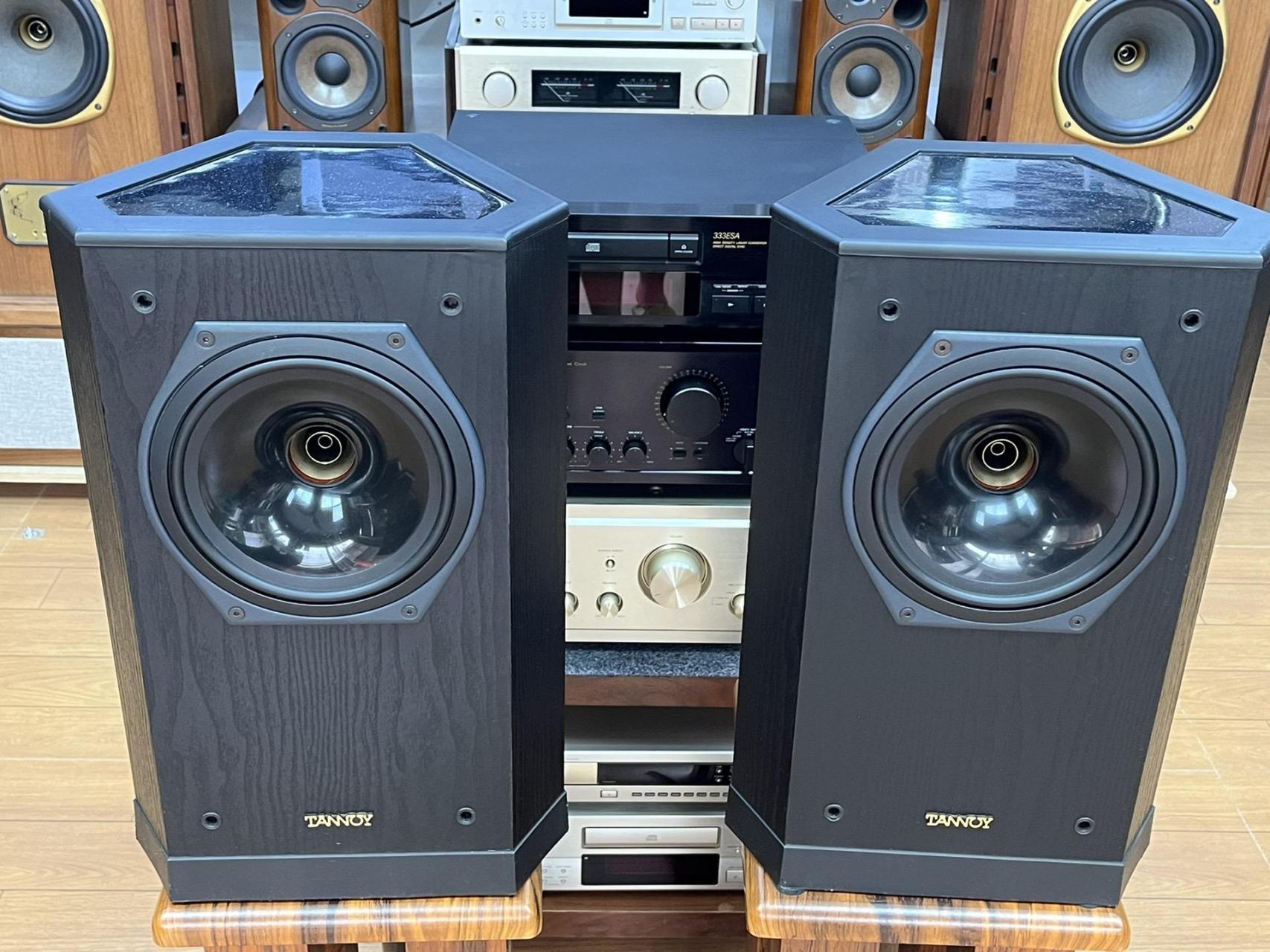 英国天朗tannoy 609ii书架音箱  8寸同轴喇叭 3000元