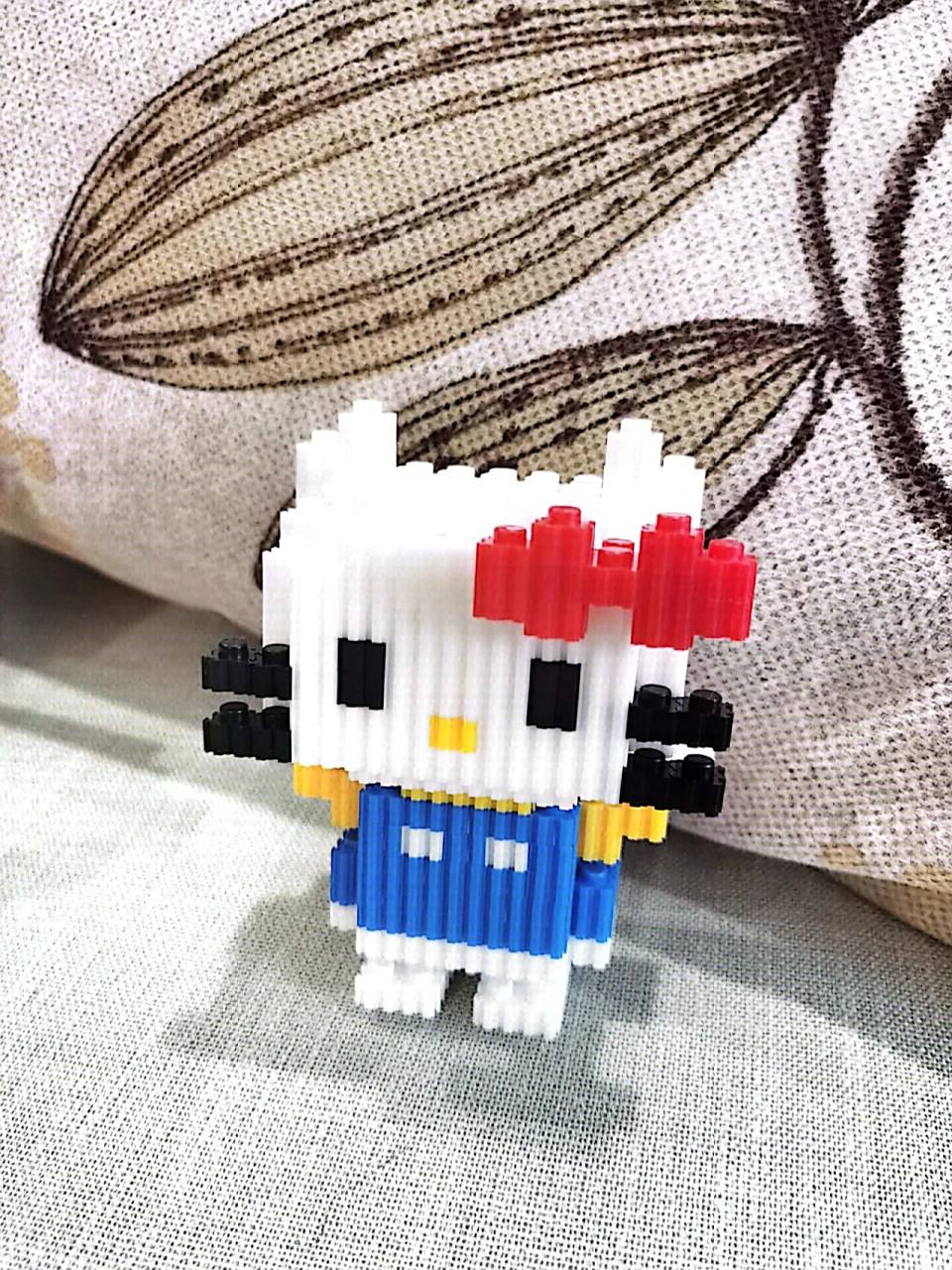 小颗粒积木-kitty猫 图纸