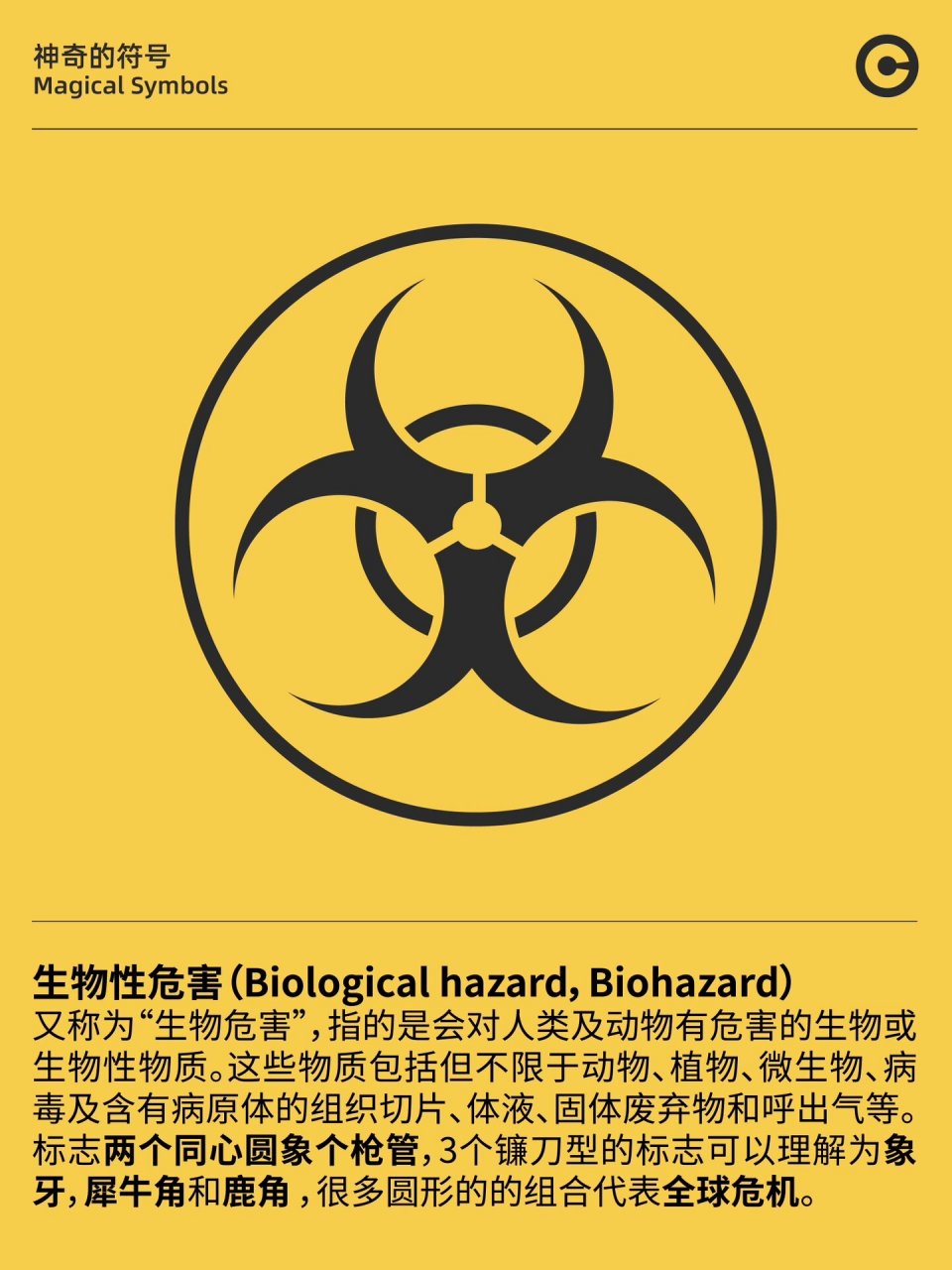 符号文化 你每天都见到却不知道由来的符号 生物性危害(biological