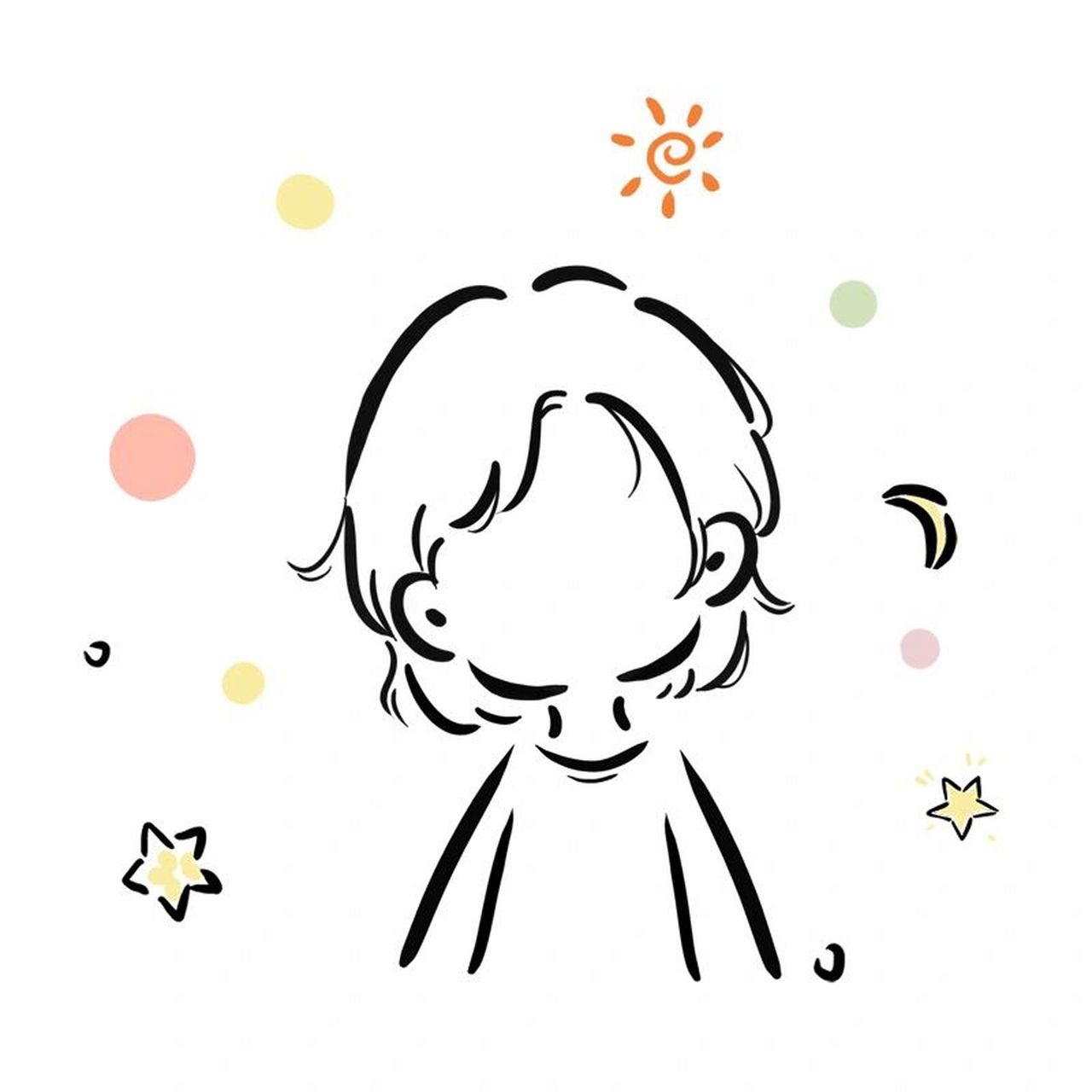 【原创简笔画】常用女生短发合集 简简单单可可爱爱的短发女生合集