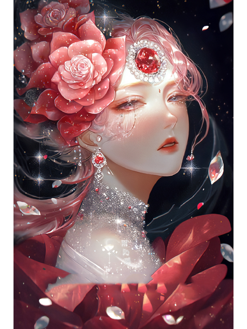 78十二花神之山茶花78头像| vol 39 94空林古寺叶满地,墙角仅见