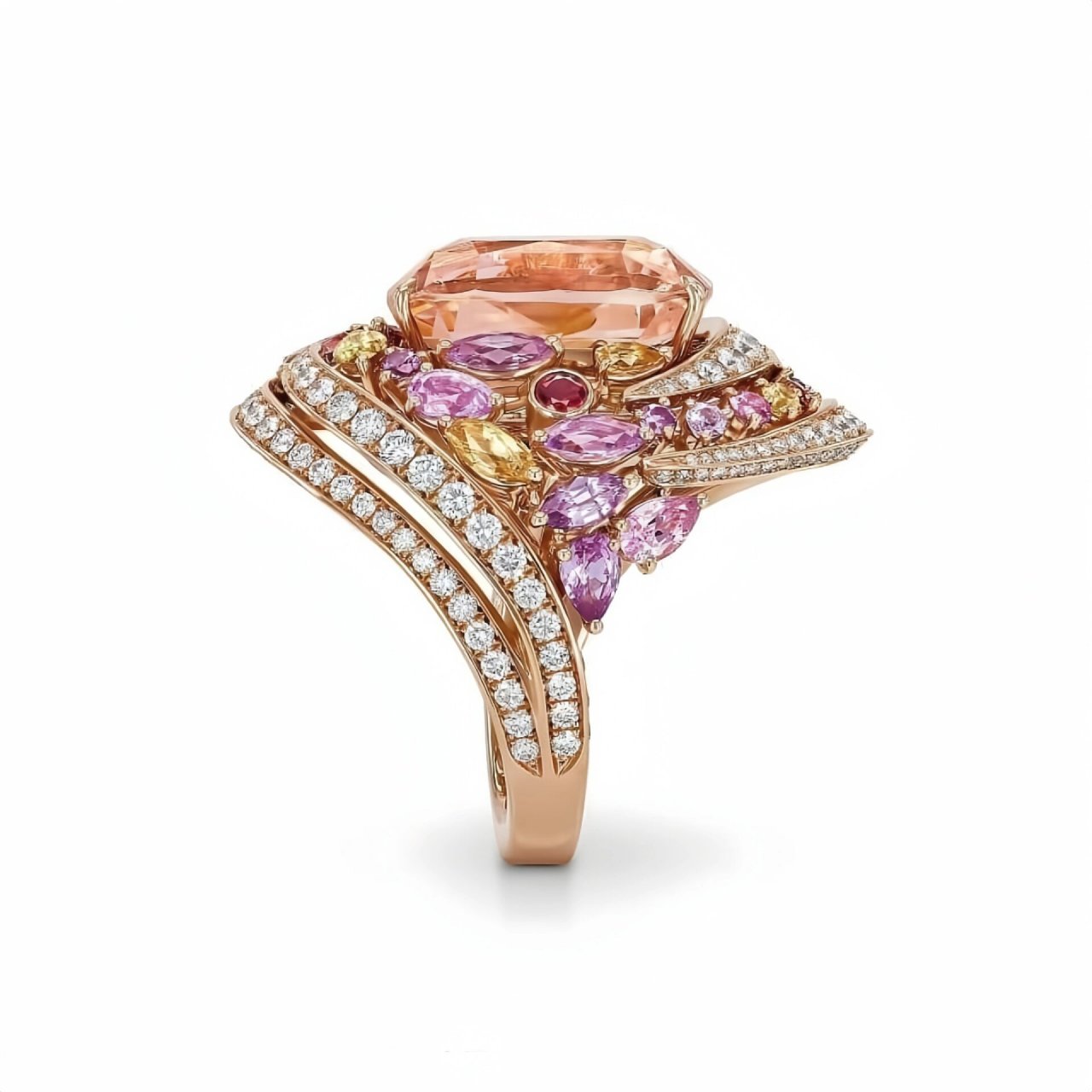 图16615-96615,瑞士珠宝商古柏林gübelin的"极光"高级珠宝