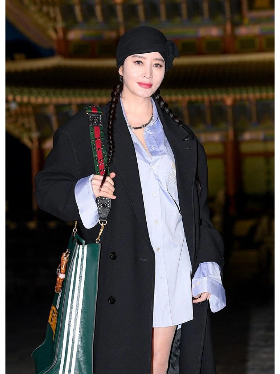 金惠秀53岁状态,难道影后也逃不过会发福 16日出席某品牌活动最新状态