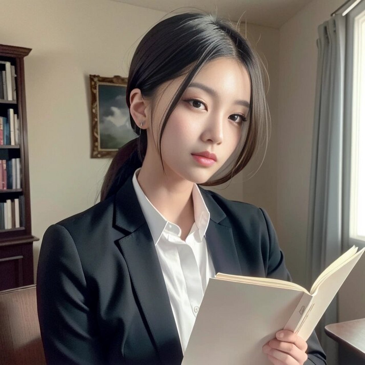 知性气质美女头像 94以下是关于提升女生气质的哲学: 1.