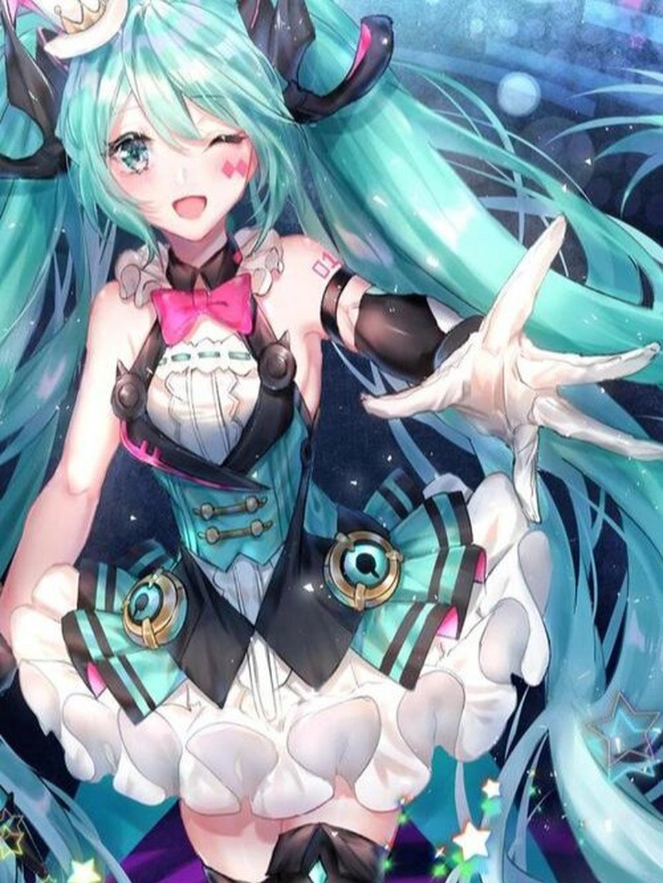 二次元壁纸--初音未来 这么可爱迷人的小姐姐,你敢说不吗?